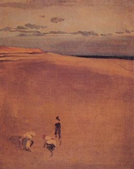 James Abbottb McNeill Whistler : The Beach at Selsey Bill